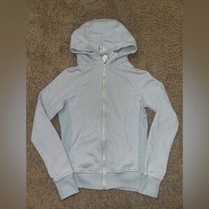 Lululemon Scuba Full Zip Hoodie Light Blue Women’s Size 6
